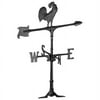 Whitehall Rooster Large Accent Weathervane, Black