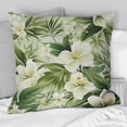 thumbnail image 2 of Designart "Minimalist Tropical Florals II" Tropical Printed Throw Pillow, 2 of 5