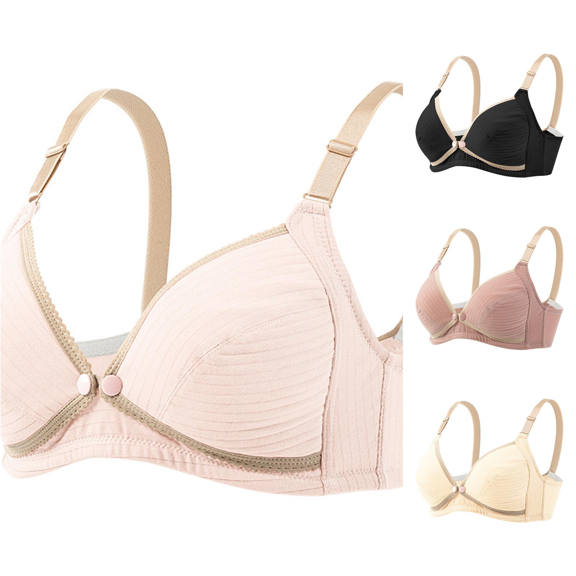 Front-Closure Nursing Bra for Maternity and Breastfeeding Comfort and Support
