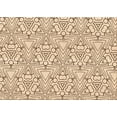 thumbnail image 1 of Ahgly Company Machine Washable Indoor Rectangle Transitional Copper Brown Area Rugs, 2' x 4', 1 of 7
