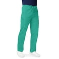thumbnail image 4 of Adar Universal Unisex Scrub Set - Unisex V-Neck Scrub Top & Tapered Drawstring Scrub Pants - 907 - Surgical Green - S, 4 of 7
