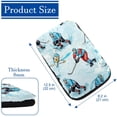 thumbnail image 4 of Ice Hockey Soft Comfortable Furry Printed Car Armrest Cover Pad 12.5x8.2 Inch, 4 of 6