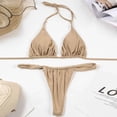 thumbnail image 4 of Ayyufe Summer Swimsuit 2Pcs/Set Wire Free Backless Fashion Female High Waist Bikini Set, 4 of 4