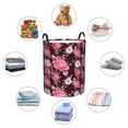 thumbnail image 6 of Goofa Rose Flowers Printed Circular Hamper,Laundry Basket with Handles,Storage Baskets Foldable,Large Capacity Laundry Hamper-, 6 of 8