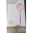 thumbnail image 2 of Rose Gold Latex Balloon with Tinsel Tail - 24" (1 Pc) - Elegant & Dazzling Decor for Celebrations, Weddings, Birthdays, 2 of 3