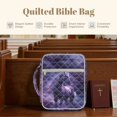 thumbnail image 4 of FOR U DESIGNS Galaxy Horse Print Bible Cover Multifunctional Bible Holder Case Large Quilted Bible Carrier Tote Bag Bible Journaling Supplies Christian Gifts, 4 of 7