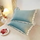 thumbnail image 5 of French Pillowcase Ruffle Designs Soft Brushed Fabric Suitable For Bedroom Envelope Closure Pillowcase, 5 of 6
