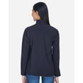 thumbnail image 3 of Ladies' Three-Layer Fleece Bonded Performance Soft Shell Jacket - MIDNIGHT NAVY - S, 3 of 5