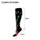 thumbnail image 2 of Calcetines novedosos para mujer - Calcetines navideños hasta la rodilla - Calcetines navideños divertidos, 2 of 5