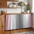 thumbnail image 3 of Pink Grey Cabinet Curtain 32"Wx55"L, Dustproof Pantry Door Curtain with Self Adhesive Tape, Gray Farmhouse Modern Rustic Tall Storage Cover Privacy Drape for Bathroom Kitchen Laundry Room, 3 of 9
