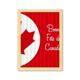 thumbnail image 1 of Cuadro de madera decorativa A4 Canadá Maple Y buena suerte a Canadá, 1 of 3