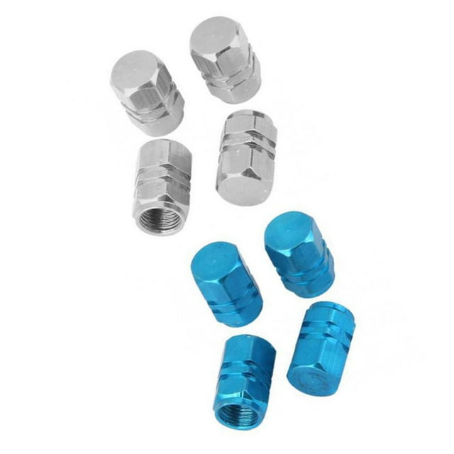 Surtido de cubiertas del vástago de válvu de aire del neumático de de bici del coche 8pcs Baoblaze Tapas de válvulas de neumáticos