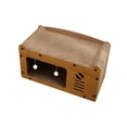 thumbnail image 5 of Cat Scratcher House, 2 in 1 Cat Bed and Cave with Hanging Ball Toys, Wooden Scratching Board for Kittens and Adult Cats, 5 of 10