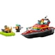 thumbnail image 4 of Bote de bomberos de juguete LEGO City 60373 con jetpack y 3 minifiguras, 4 of 8