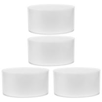 PBPBOX 4Pcs Fingertip Moistener Sponge Plastic Tool for Cash Counting Office Use White