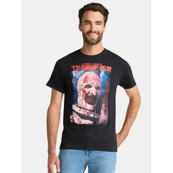 Terrifier Men's and Big Men's Graphic Tee, Sizes S-3XL