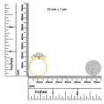 thumbnail image 6 of 10K Yellow Gold 1ct TDW Diamond Cluster Ring (H-I,SI1-SI2), 6 of 8