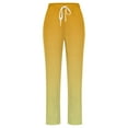 thumbnail image 4 of YDLCAFD Women's Spring And Gradient Color Lace Up Pocket Loose Wide Legged Cropped Casual Pants (2), 4 of 4