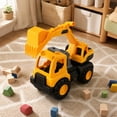 thumbnail image 6 of lwlmwt Large Excavator Toy Truck, Movable Digging Arm Sand Beach Construction Vehicle, Inertia Engineering Toy Gift for Boys Ages 3+, 6 of 7