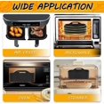 thumbnail image 1 of 2PCS Silicone Pot Dual Air Fryer,Silicone Liners,Air Fryer Rack Accessories For Air Fryer,Oven,And Microwave (Grey), 1 of 4