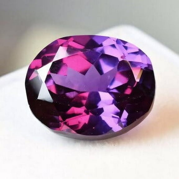 10 Carat AAA Brazilian Alexandrite Oval Cut Gemstone 14x11mm Color Change
