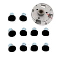 thumbnail image 2 of Universals Bread Machine Rivets Replacement High Strength Metal Bucket Rivets for Repairing Bread Bucket and Inner Pots, 2 of 7