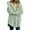 Navy, variant on Women's Plus Size Plush Coats Solid Color Pocket Button Hooded Casual Loose Cardigan Wool Winter Plush Jacket