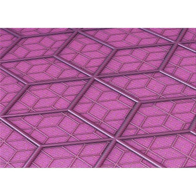 Ahgly Company Machine Washable Indoor Rectangle Transitional Medium Violet Red Pink Area Rugs, 2' x 3'