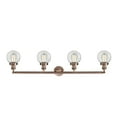 thumbnail image 3 of Innovations Lighting  Beacon 4 Light 42" Bath Vanity Light Clear/Antique Copper, 3 of 5