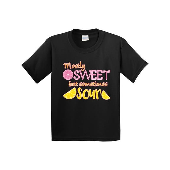 Inktastic Mostly Sweet, but Somtimes Sour Pink and Yellow Lemons Youth T-Shirt