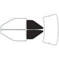 thumbnail image 2 of Rvinyl Window Tint Kit Compatible with Hyundai Scoupe 1991-1995 - Back Precut Kit - 20%, 2 of 8