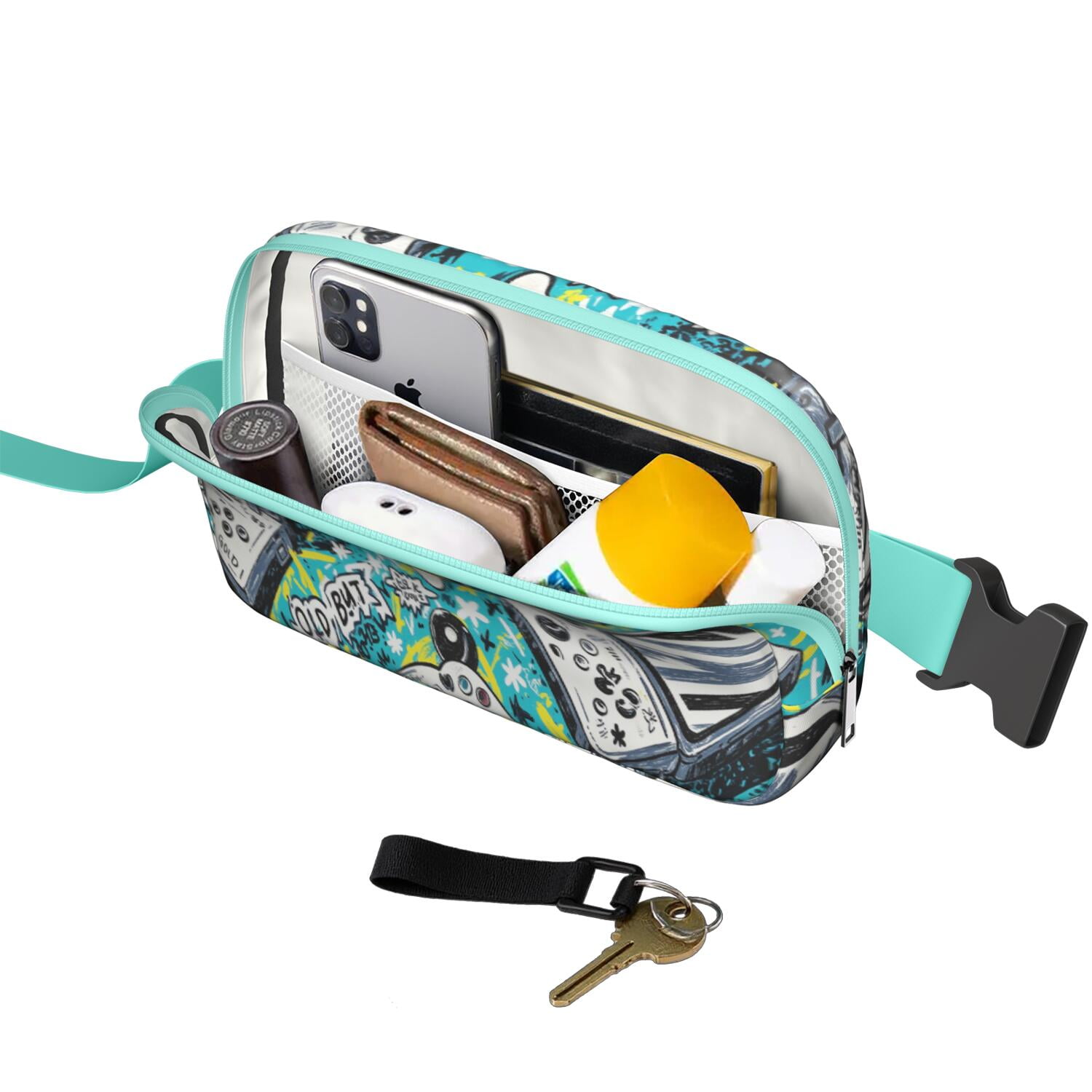 Waist Bag for Sports Enthusiasts Commuters Hands Free Running Belt for Jogging with Adjustable Strap for Casual Running Hiking Cycling Game Play Sporty Waist Pack