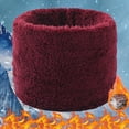 thumbnail image 1 of Foulard Rouge Automne et Hiver Épais pour Femmes, Couvre-Tête Épais, Anti-Froid, Élargie, Chaud, 1 of 3
