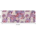 thumbnail image 7 of Goldendoodle Dog and Flower Floral Kitchen Rug Mat,Kitchen Runner Rugs Non Skid Washable,Decorative Kitchen Floor Mats for Kitchen,Sink,Laundry,17"x47.2", 7 of 7