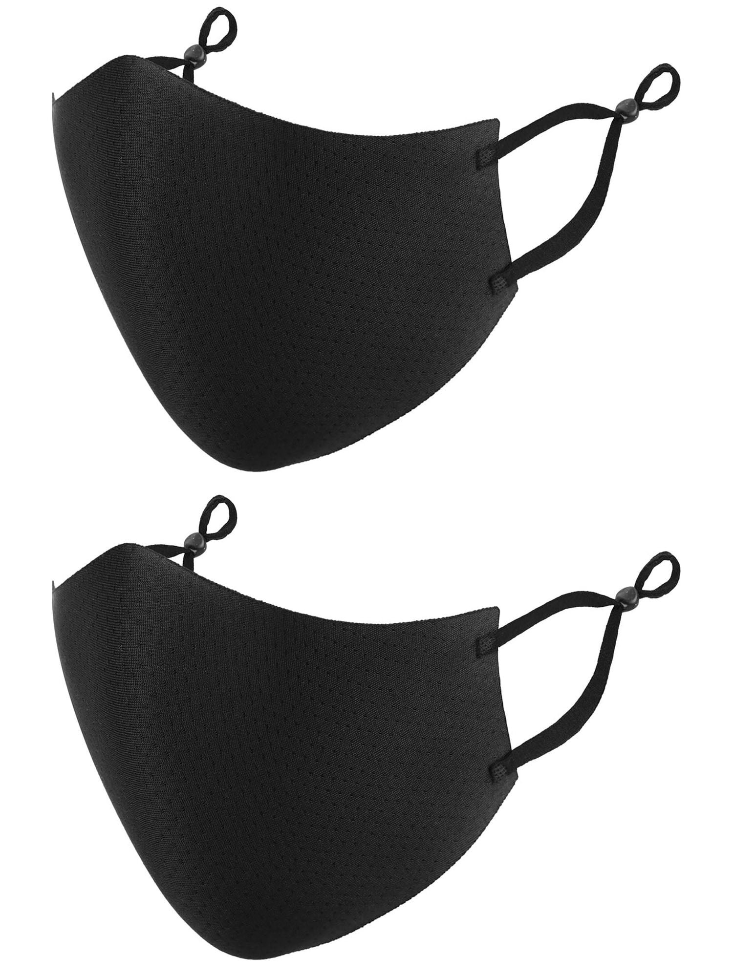Simplicity Black Cloth Face Mask Reuseable Washable Fabric Mouth
