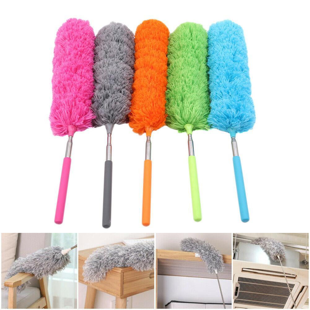 New Telescopic Microfibre Duster Extendable Cleaning Feather Brush 
