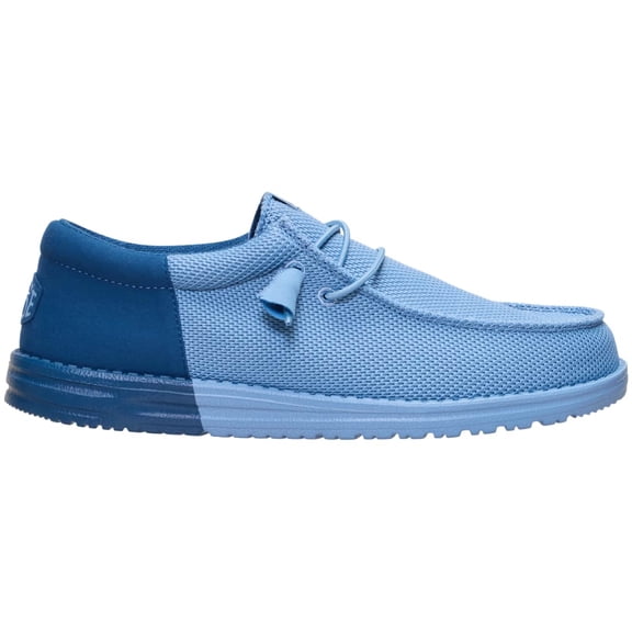 HEYDUDE Men Wally Funk Mesh Split , Faded Denim/Ensign Blue, 10
