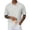 White, variant on Men's Polo Shirt Knit Textured Stretchy Casual Short Sleeve Collared Button Split Loose Fit Summer Golf Shirts,XL