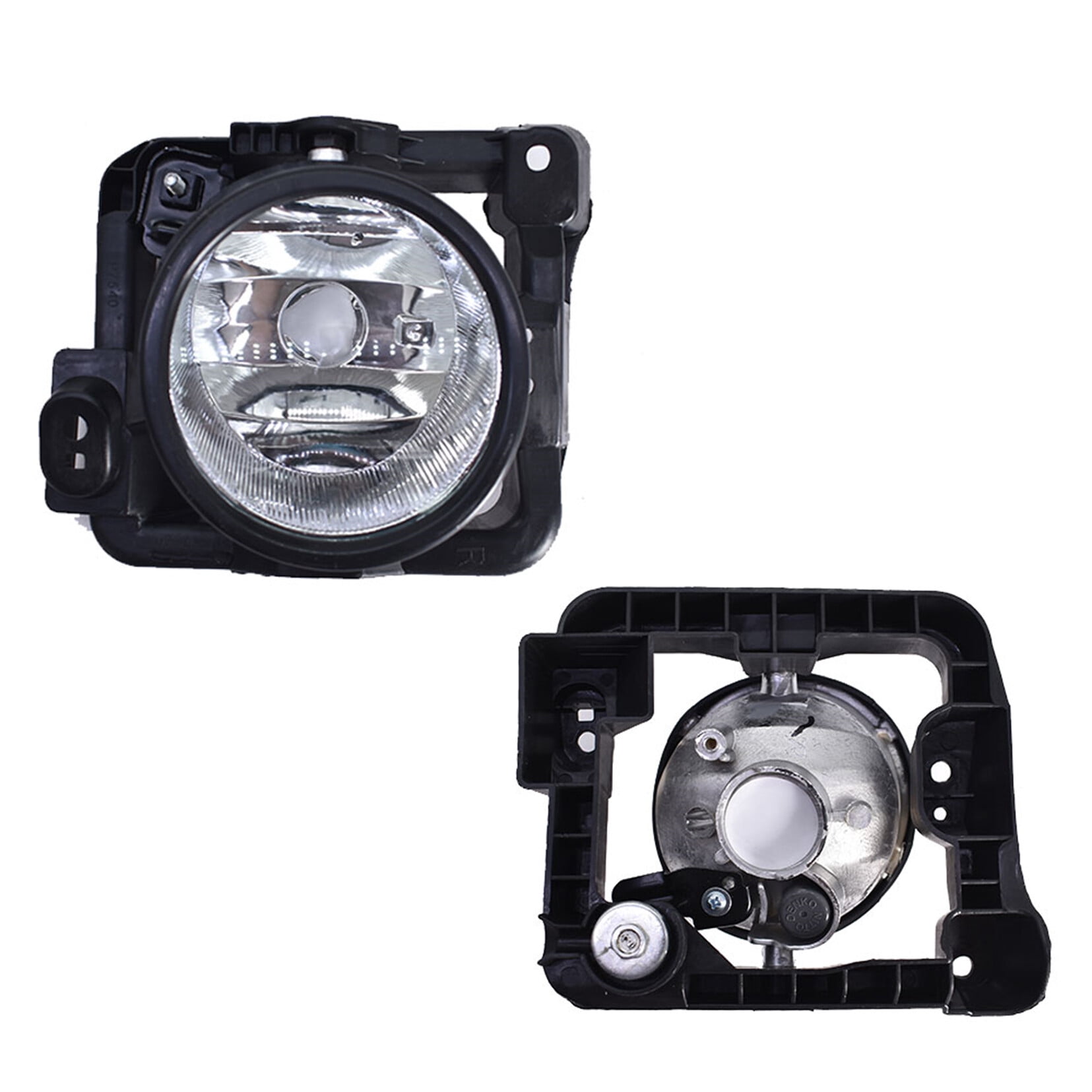 2Pcs Clear Lens Fog Light Assembly Left and Right Side Replacement for 2009-2010 Acura TSX
