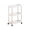 White, variant on GSKKLQ Wide 3-Tier Utility Cart, Extra Storage Rolling Cart for Kitchen Office, Heavy Duty Mobile Organizer with Wheels, Industrial Style