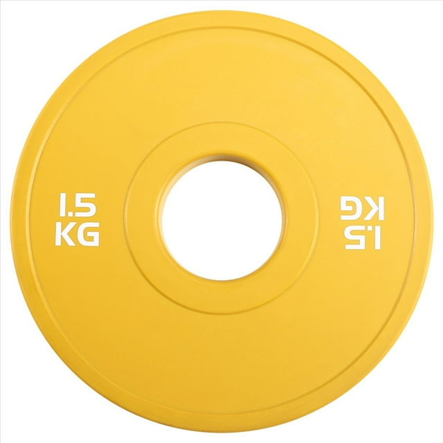 Discos de Gimnasio Tipo-Micro, Discos de Pesas con , Discos de Pesas Fraccionarias de Goma, Apertura Adicional de 50,4 mm, 1,5 Kg