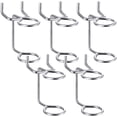 thumbnail image 1 of SKISUNO 5 Pcs Support de Panneau Perforé en Métal Porte-Outils à Double Anneau pour sous-Sol et Réserve, 1 of 8