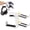 White - 1 Headphone & 2 Controllers, variant on 3-in-1 Under Desk Headphone Hanger with Adjustable Clamp Mount, 2 Controller Slots & 1 Headset Universal Holder Stand, Rotatable Hook Rack & Cable Organizer, for Home Gaming Xbox ps5 - White