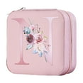 thumbnail image 1 of Bdday P U Simples Storage Jewelry Box 26 Printed Letter Jewelry Box Portable Jewelry Storage Box Earrings Ring Box, 1 of 4