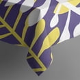 thumbnail image 5 of Purple Leaf Pattern Square Tablecloth,Waterproof Square Table Cover,Wipeable Spillproof Washable Table Cover for Home Kitchen Party Decor 42"X42"(107x107cm), 5 of 6