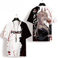 thumbnail image 1 of YYDS Motosierra Hombre Anime Camiseta Manga Corta Cosplay Denji Power Unisex Tee Camisa De Moda Oversize Impresión 3D Casual T Gao Jiahui unisex, 1 of 2