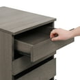 thumbnail image 2 of Holly 4-Drawer Mobile Storage Cart in Engineered Wood Farm Oak Finish, 2 of 10