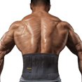 thumbnail image 3 of Cinturón de soporte de espalda para hombres y mujeres, alivio del dolor de espalda baja, ajustable, transpirable, cinturón de soporte lumbar para ciática escoliosis TUNC Sencillez, 3 of 5
