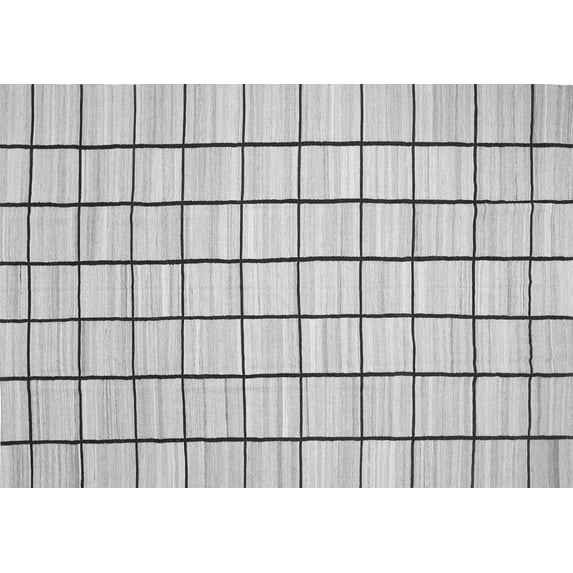 Ahgly Company Indoor Rectangle Solid Gray Modern Area Rugs, 4' x 6'