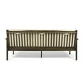 thumbnail image 3 of Brendon Outdoor Acacia Wood Sofa with Cushions, Gray, Cream, 3 of 5